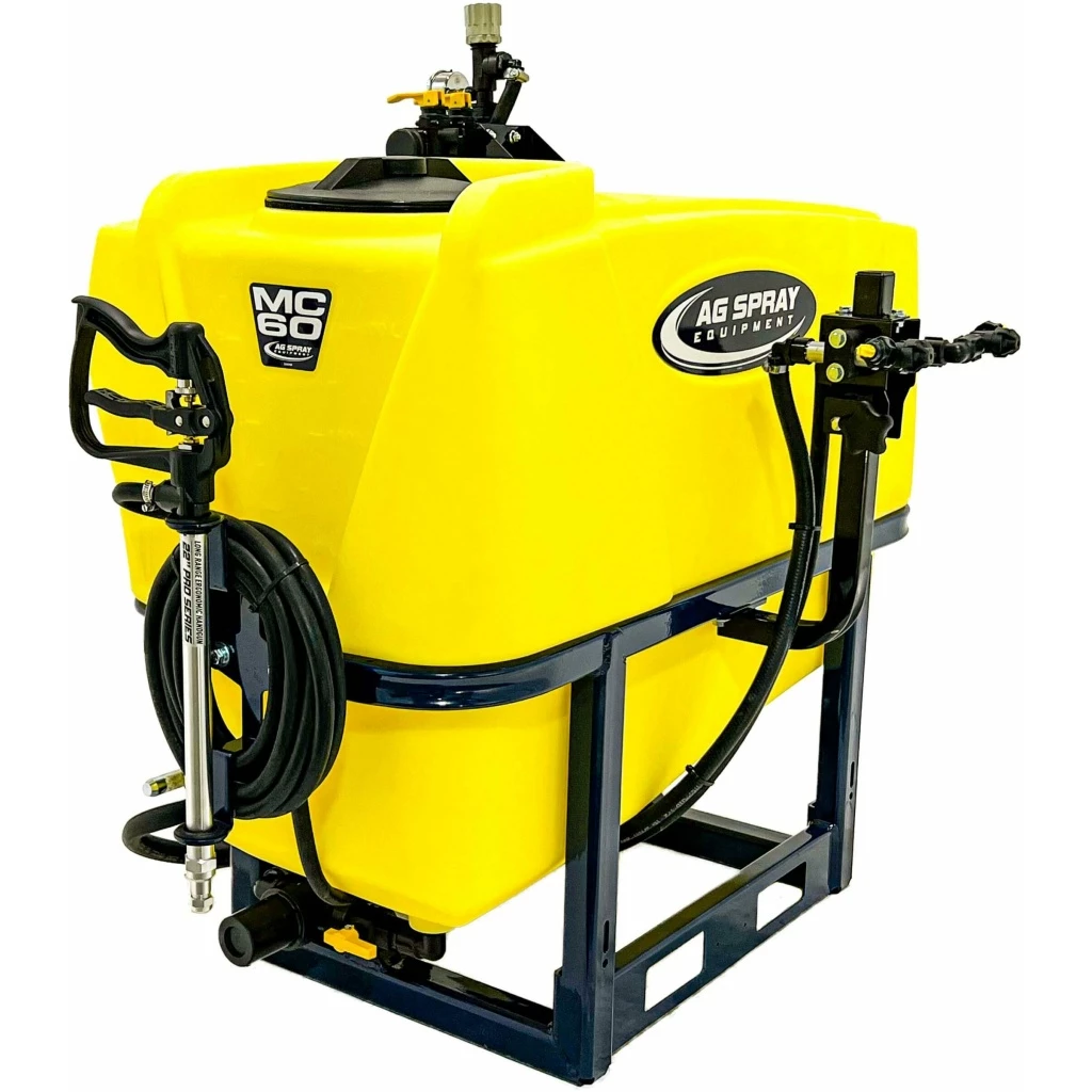 Ag Spray Equipment AG Spray 3-Point Hitch Sprayer BXT Nozzle/22" Gun 60-Gal MC1 Series 3 Ag Spray Equipment AG Spray 3-Point Hitch Sprayer BXT Nozzle/22" Gun 60-Gal MC1 Series