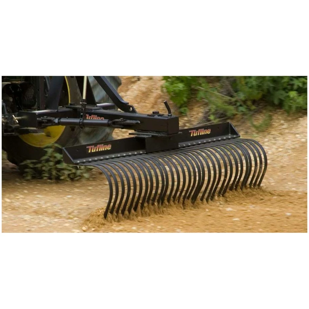 Tufline LR1 Series 6' Landscape Rake #LR1-72 3 Tufline LR1 Series 6' Landscape Rake #LR1-72