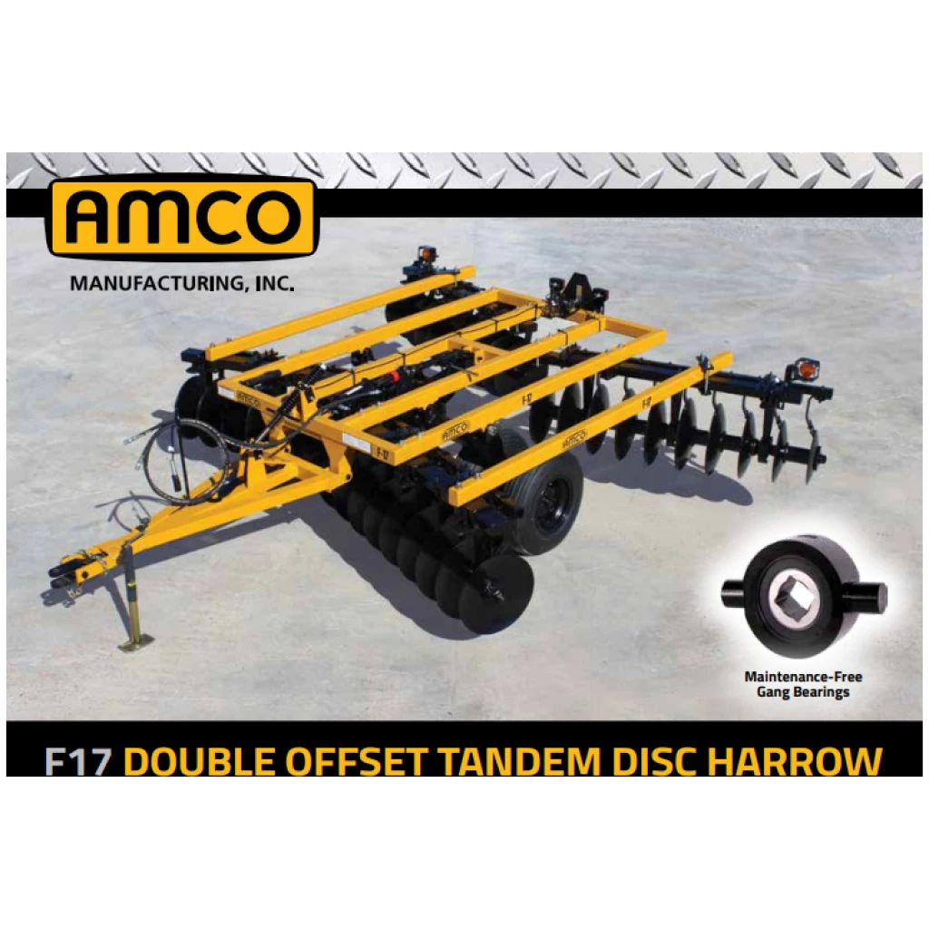 AMCO F17-3422 Tandem Disc Harrow 12' 3 AMCO F17-3422 Tandem Disc Harrow 12'